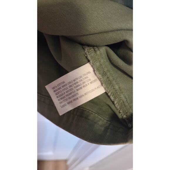 Merona Olive Green Utility Zip Vest Women’s Medium Safari Style Pockets - Picture 3 of 4